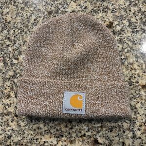 Carhartt Brown Knit Beanie - Toddler
